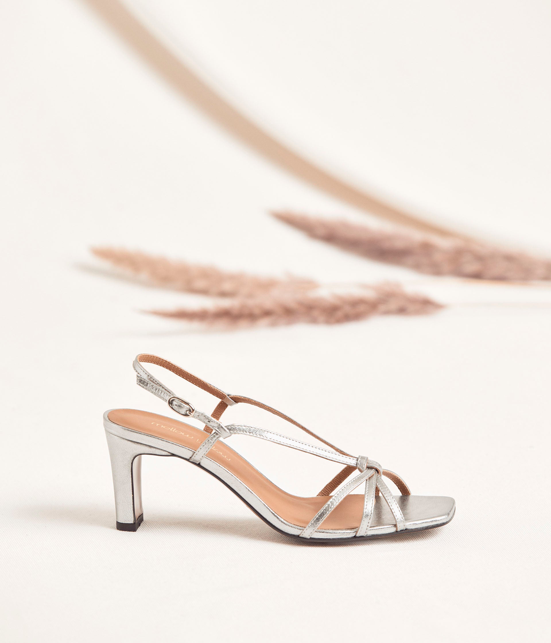 Sandales argent Coco