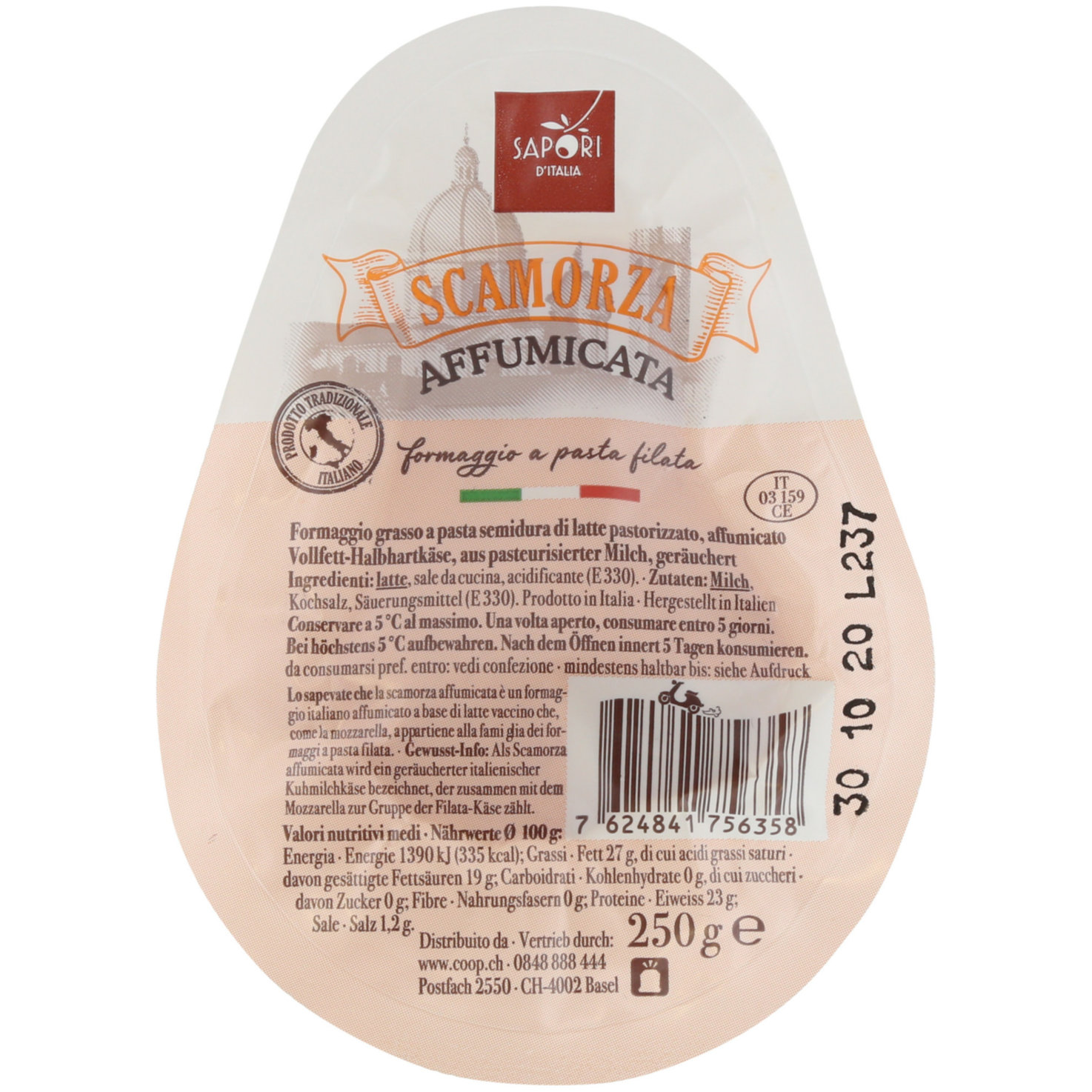 Sapori d'Italia Scamorza geräuchert
