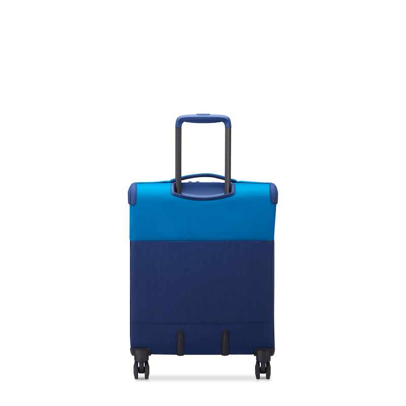 Valise cabine souple Brochant 3 Slim 55 cm Bleu Outremer
