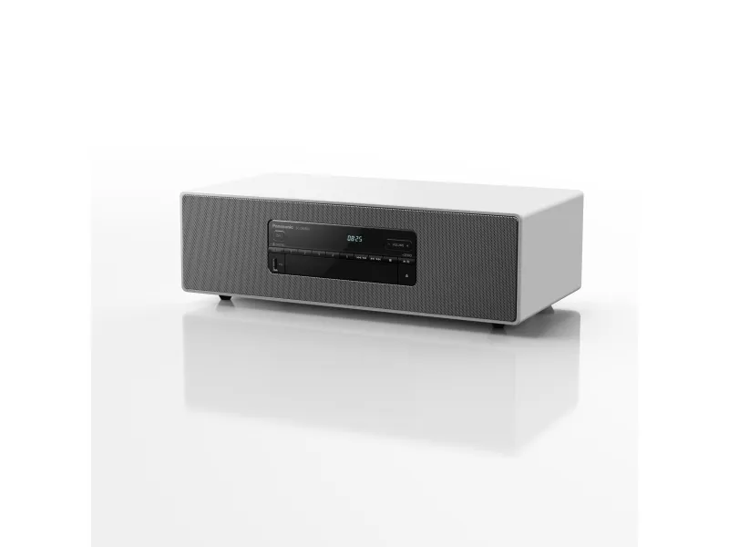 Panasonic SC-DM502 - Audiosystem - 2 x 20 Watt - hvid