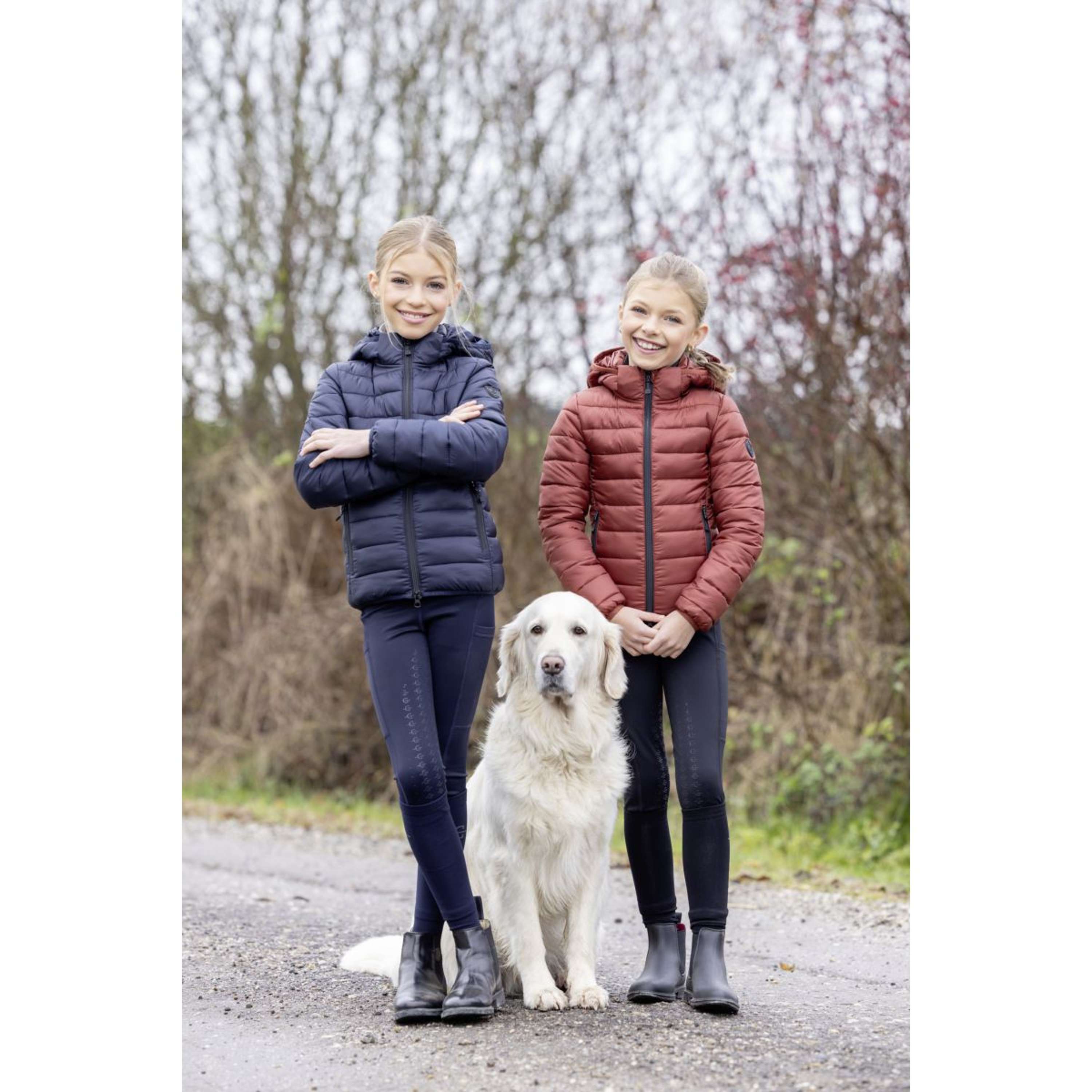 Covalliero Jas Quilted AW25 Kids Rust