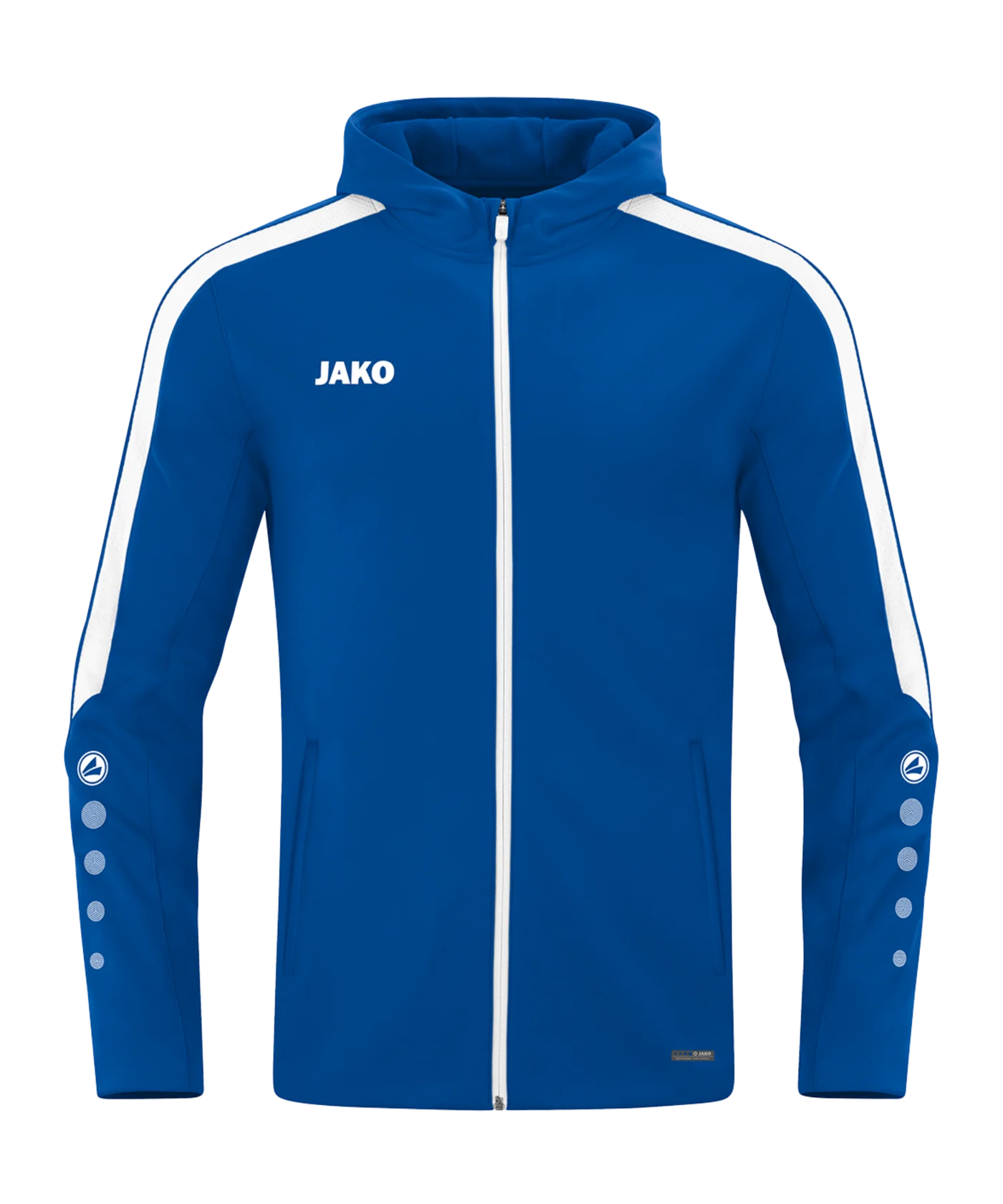 JAKO Power Kapuzenjacke Kids Blau F400