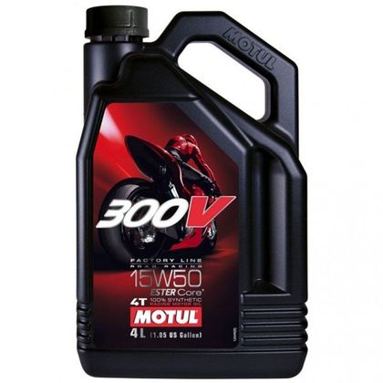 Huile moteur Motul 300V Road 15W50 4L Universel
