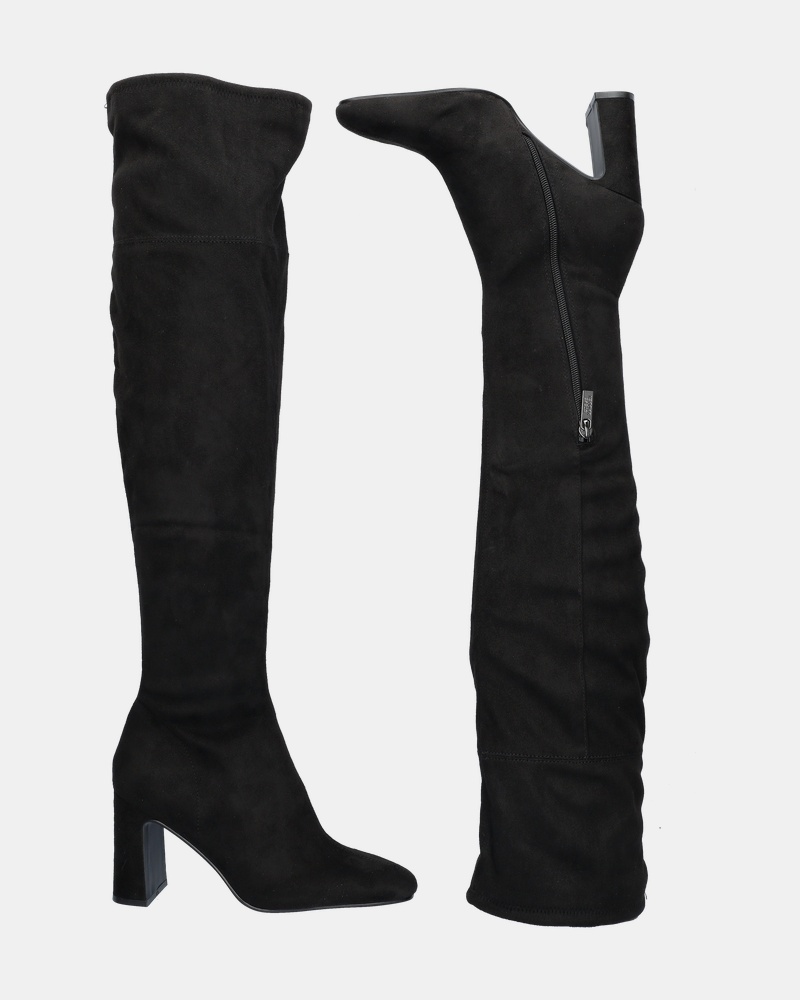 Steve Madden Sommerville Overknee laarzen  - zwart