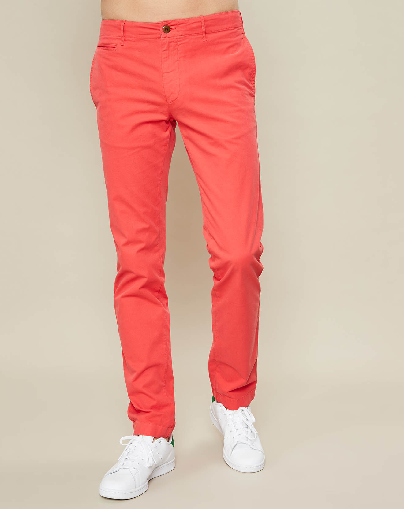 Hartford Pantalon chino Tucson coquelicot