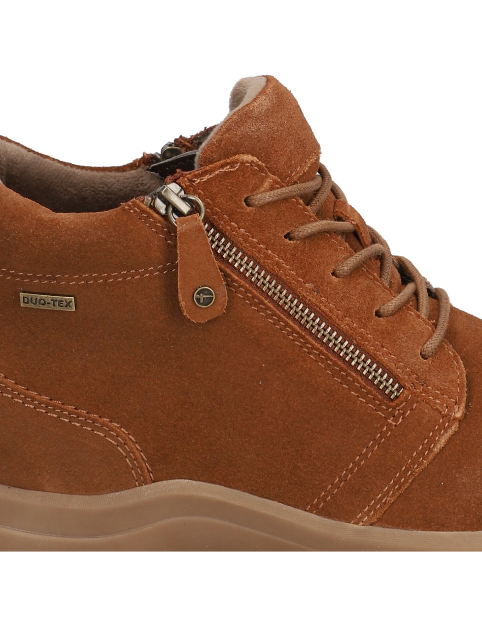 Veloursleder Schnürboot