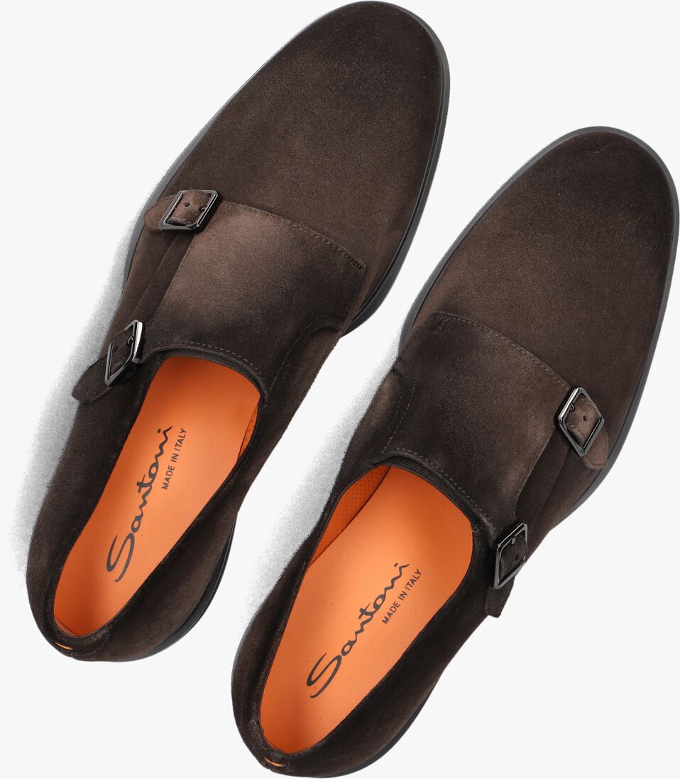 bruine santoni nette schoenen sue 2gespschoen