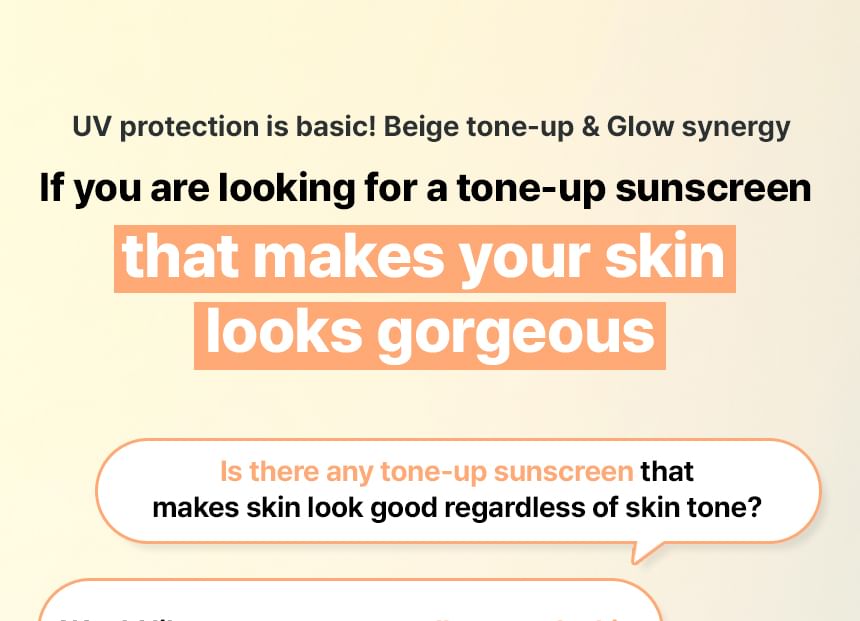 make p:rem - Glow Beige Tone Up Zonnecrème
