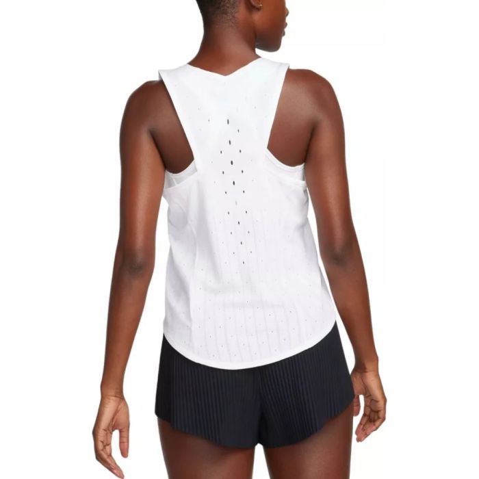 Nike Dame Singletter Dri-FIT Advanced Aeroswift Singlet Hvid