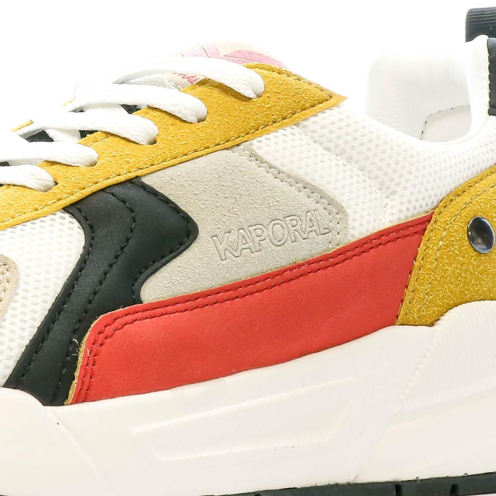 Kaporal Baskets Blanc/Jaune Homme Kaporal Bofali