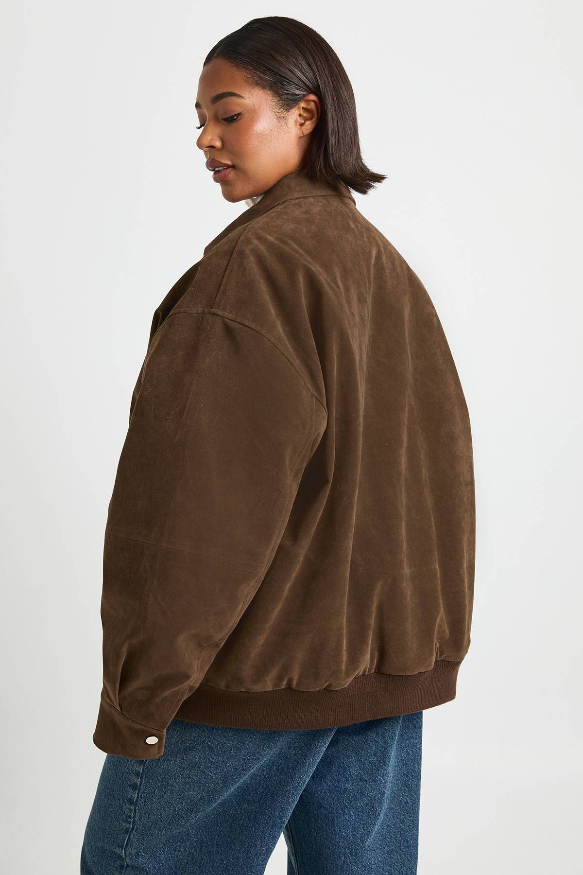 boohoo Veste bomber Plus Suède