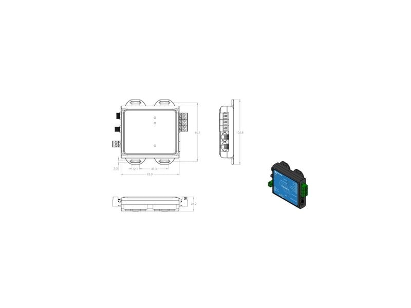 Victron Batterie-Management-System VE.Bus BMS V2 Batteriemanagementsysteme zum Anschluss und Schutz einer oder mehrerer Lithium-Batterie-Smart-Batterien mit 12.8 V und 25.6 V