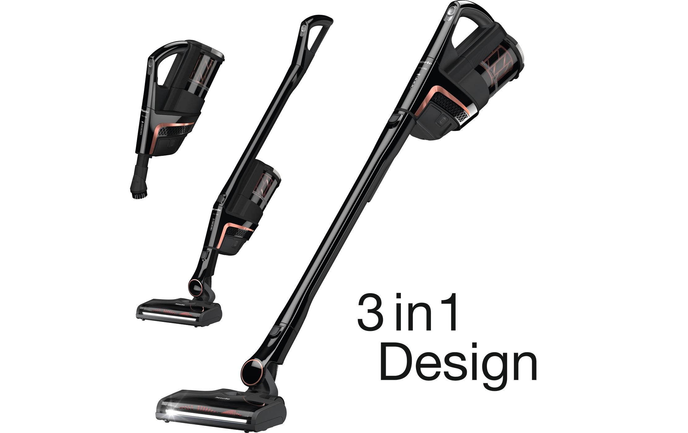 Triflex HX2 Cat & Dog Obsidianschwarz<br>Akku-Staubsauger mit LED-Licht und Handbürste für Tierhaarentfernung