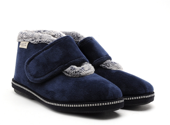La maison de l espadrille chaussons femme 6830 6 bleu
