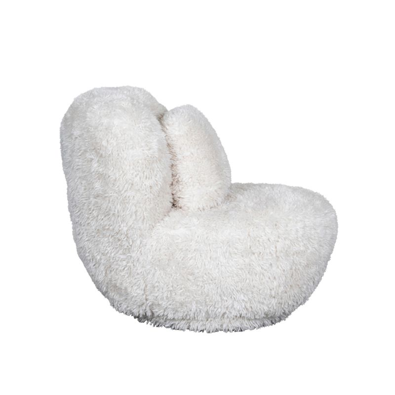 Fluffy draaifauteuil