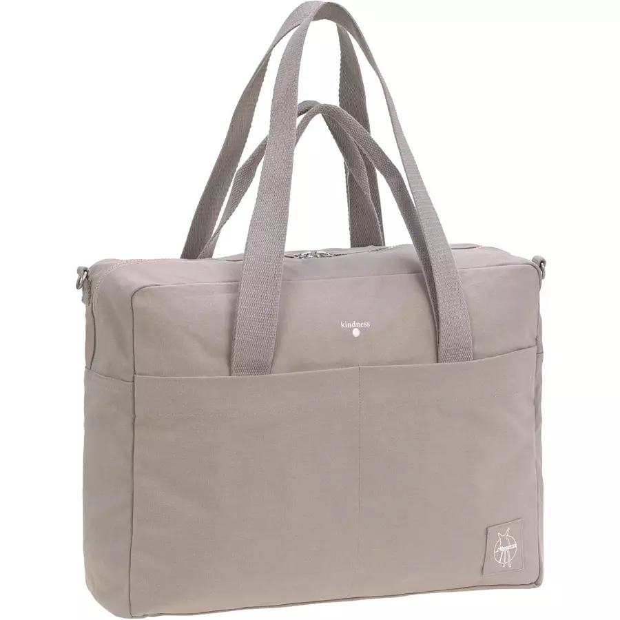 LÄSSIG Wickeltasche Green Label Cotton Essential Bag taupe