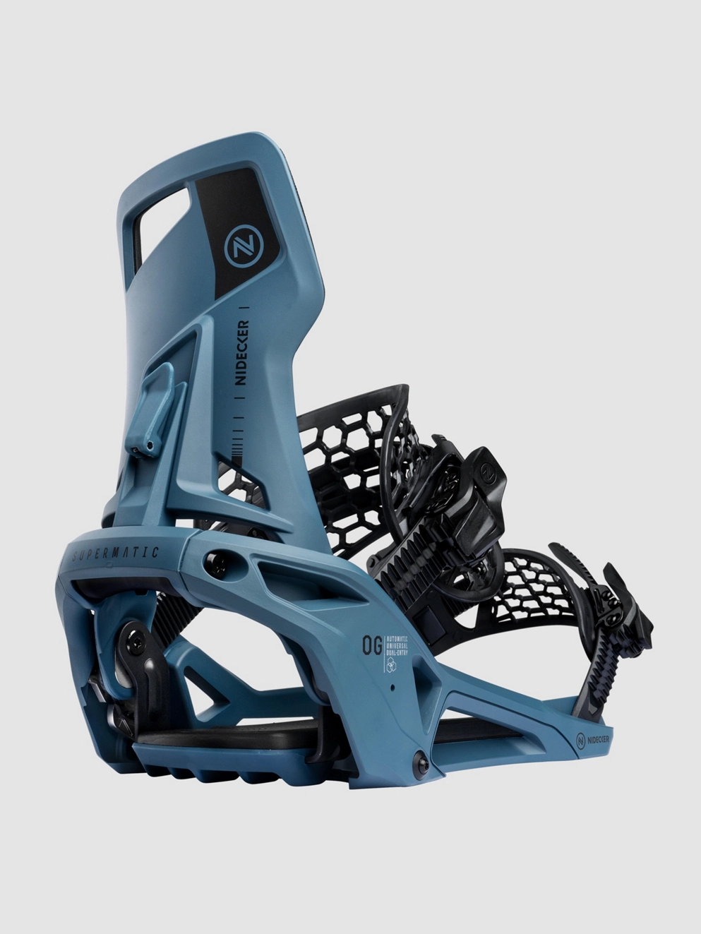 Nidecker OG Supermatic 2026 Snowboard Bindings atlantic