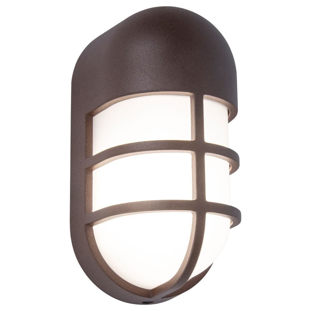 LED wandlamp Bullo in roestkleur 15W 700lm IP54