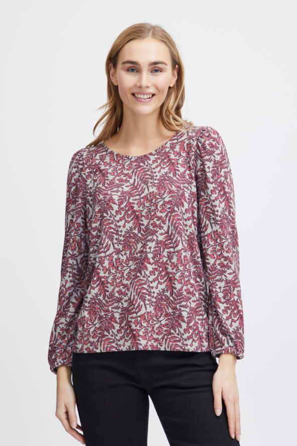 Fransa FRSOFT BL 1 Carmine rose aop 03c