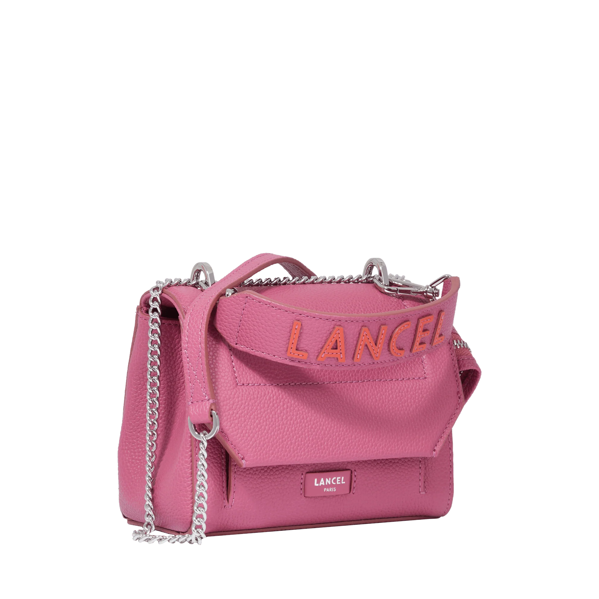 Sac rabat S Ninon de Lancel-Cerise/Citrouille