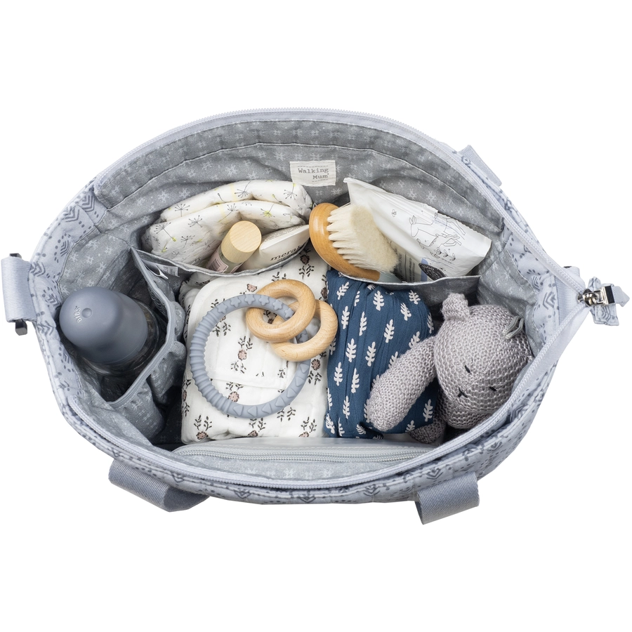 Walking Mum Crossbody Tasche Indian Ash grau