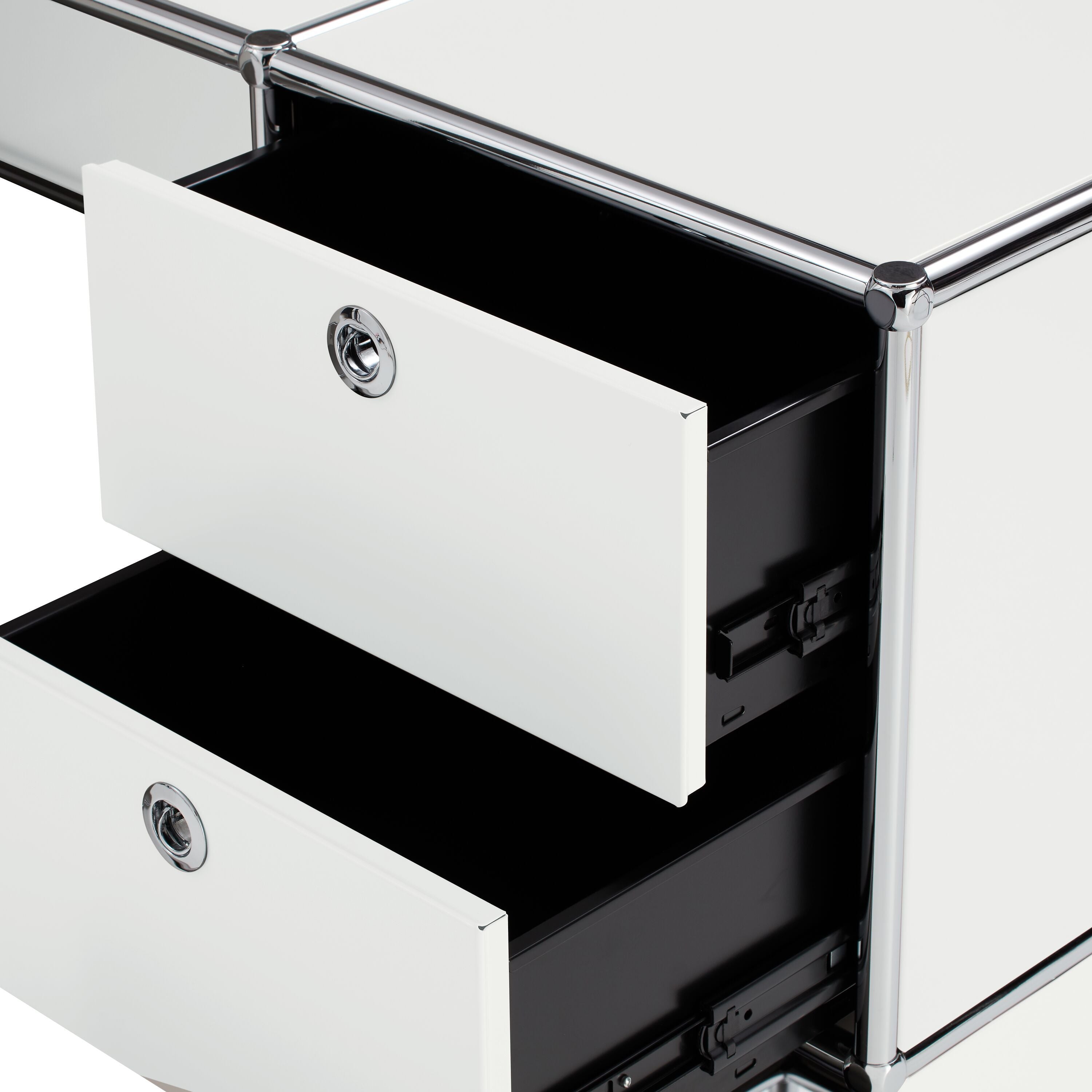 FLEXCUBE Eckschreibtisch - Weiss / B: 152.0 cm x T: 115.0 cm x H: 80.0 cm