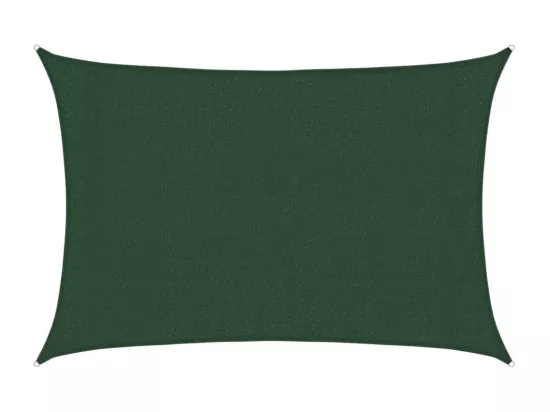 Voile d'ombrage 160 g/m² Vert foncé 3x4 m PEHD