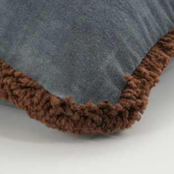 Sierkussen tufted antraciet - l55xb35xh10cm