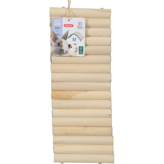 Pont en bois Neolife taille M pour lapin & cochon d'inde