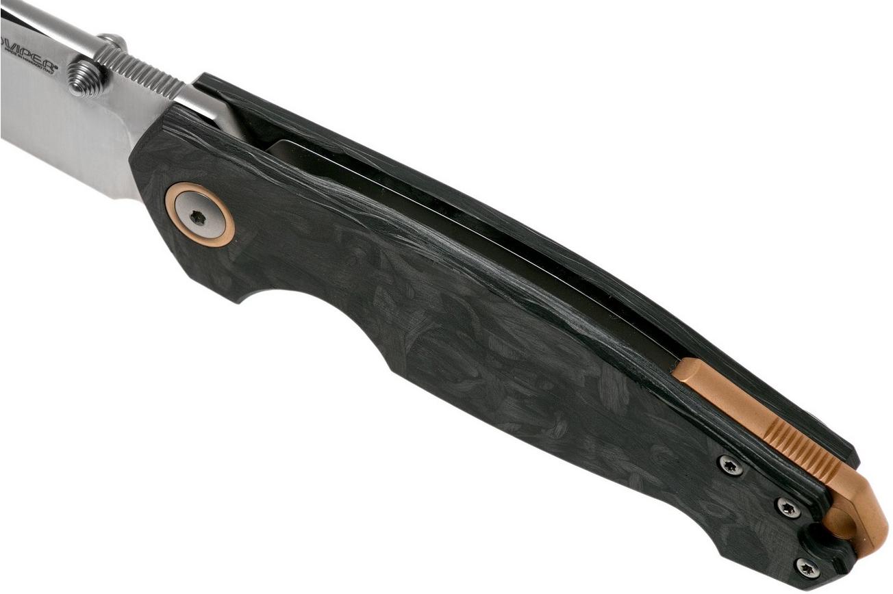 Viper Katla V5980FCM Satin, Marbled Carbonfiber zakmes, Jesper Voxnaes design