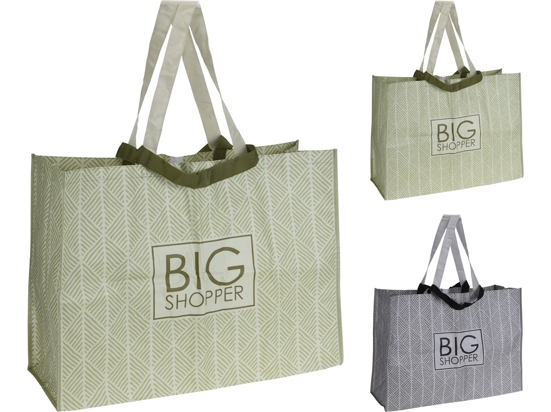 SACO COMPRAS 70X48X26CM CORES SORTIDAS