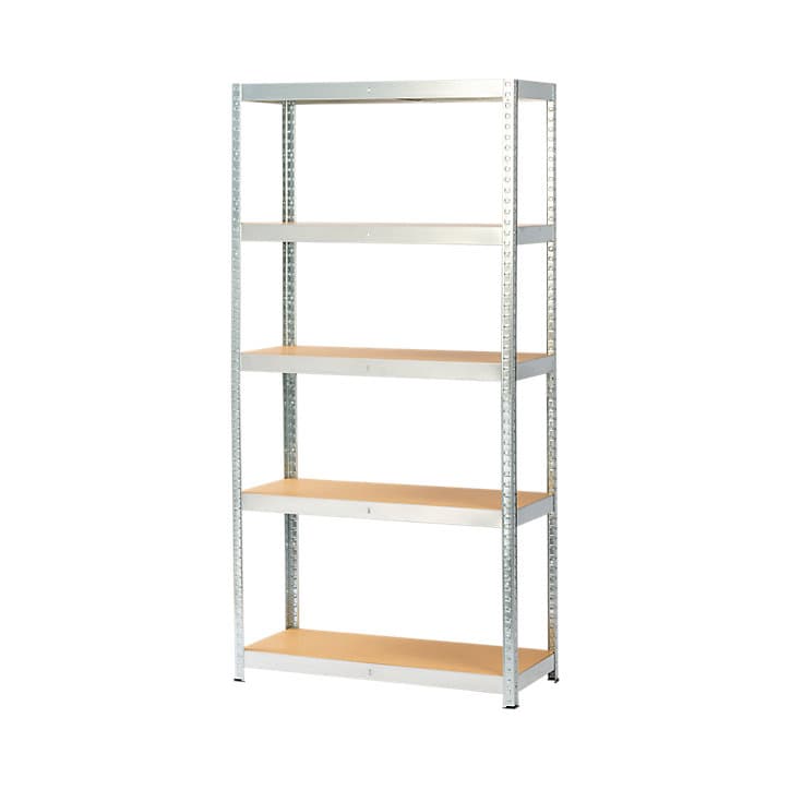 Étagère de garage en acier thermo-lacqué GoodHome Ryle H. 180 x L. 90 x P. 40 cm
