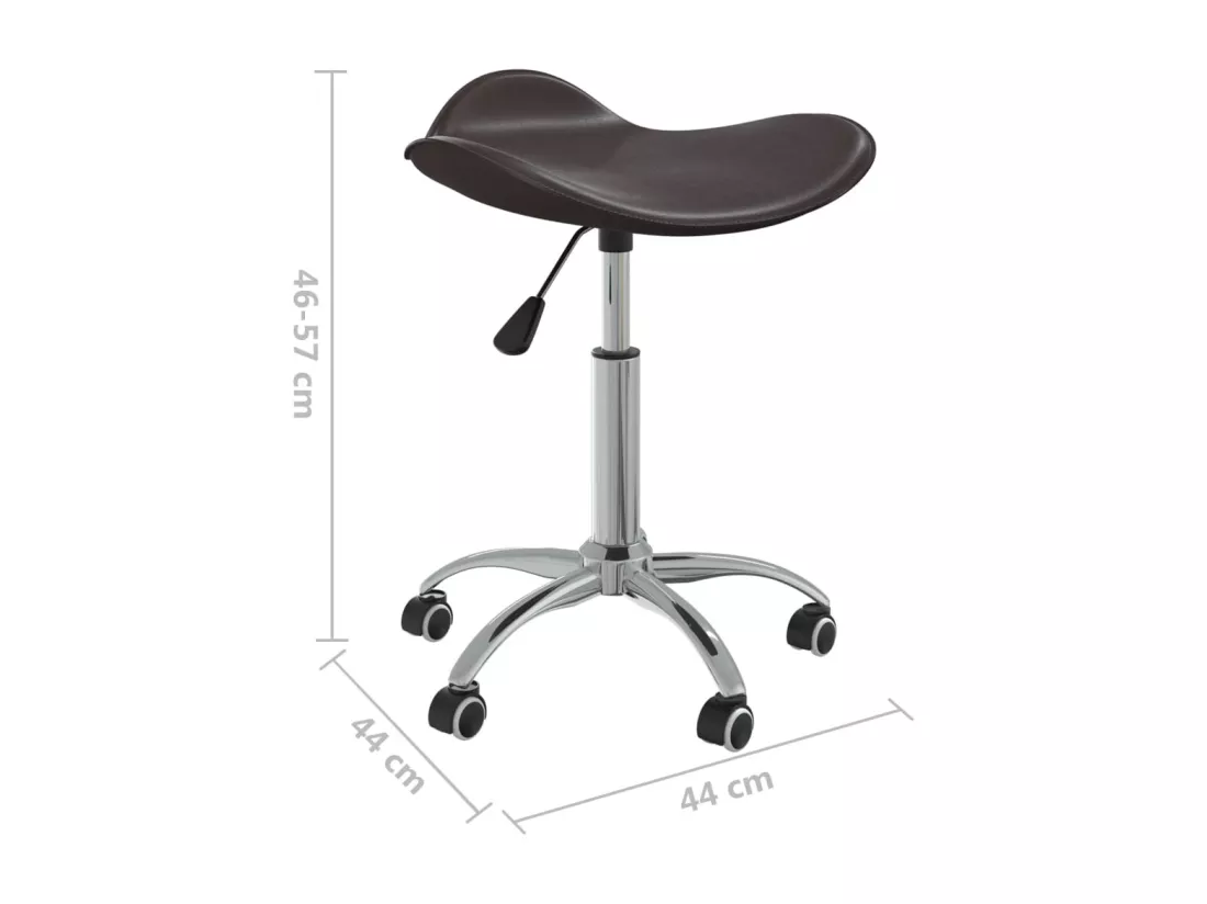 Chaise de bureau Marron Similicuir