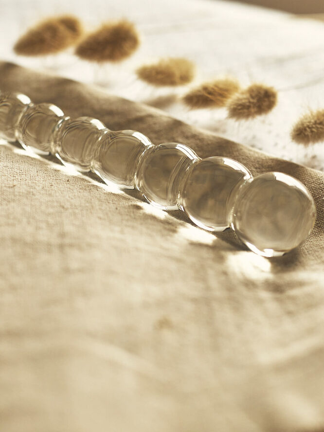 The Natural Love Company Tansy Beaded Glasdildo