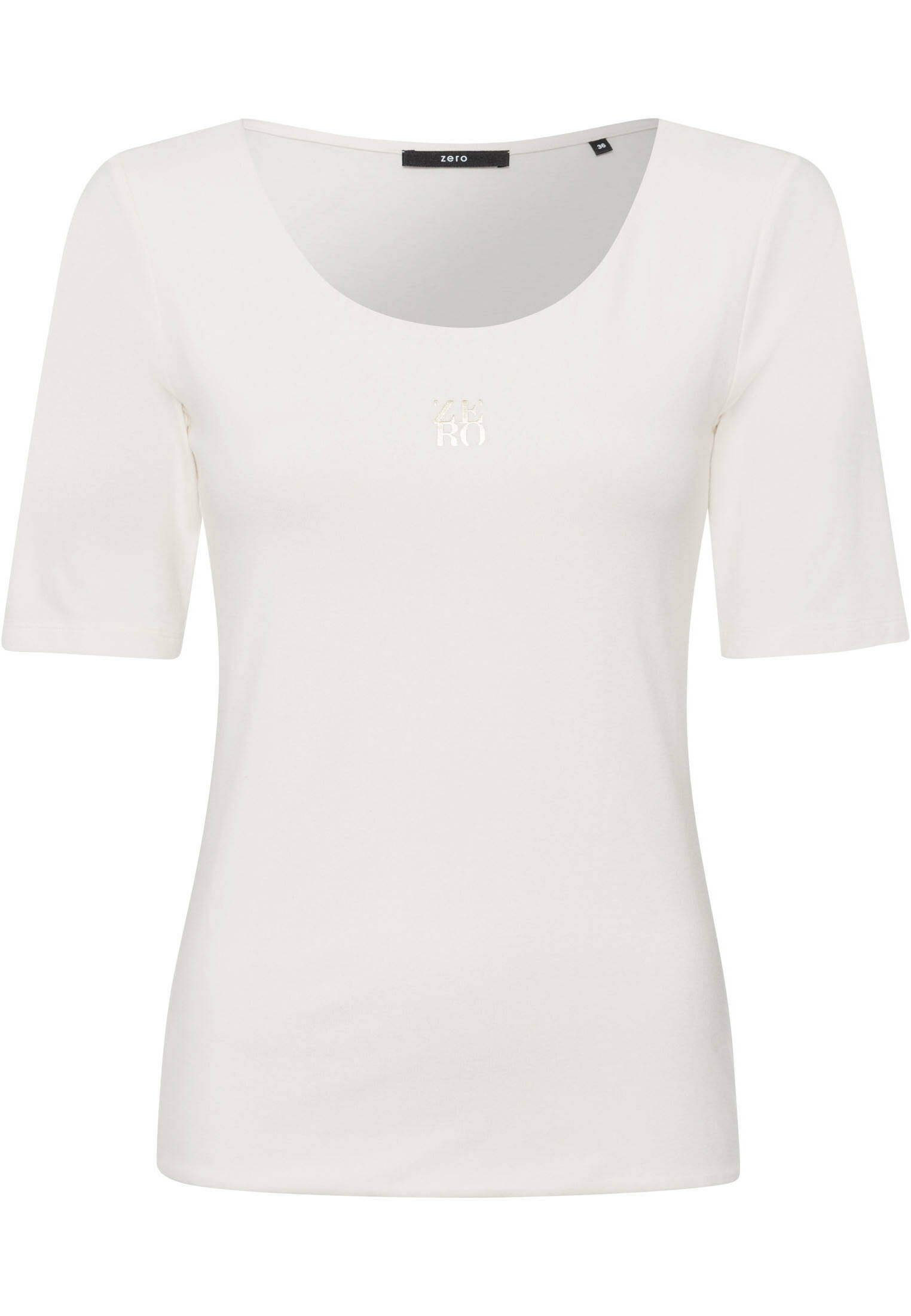 zero| Damen Shirt mit Logodruck