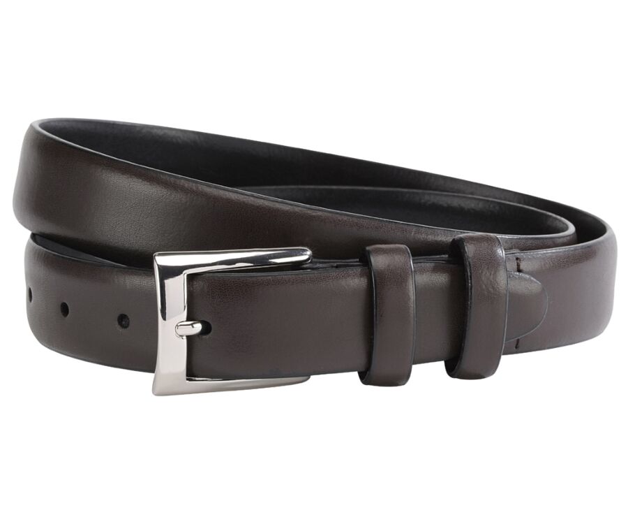 Ceinture costume homme Chocolat   - RAMSGATE SILVER