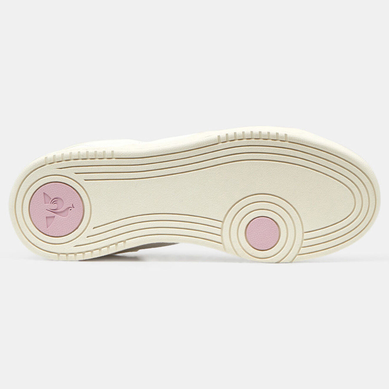 Le Coq Sportif Baskets en Cuir Stadium blanc/rose