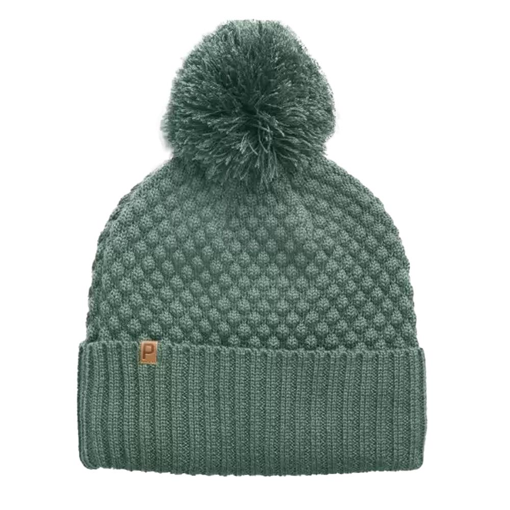 Puma Bonnet Vert Femme Puma Pom Beanie