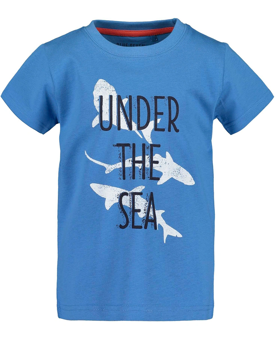 T-Shirt UNDER THE SEA in blau