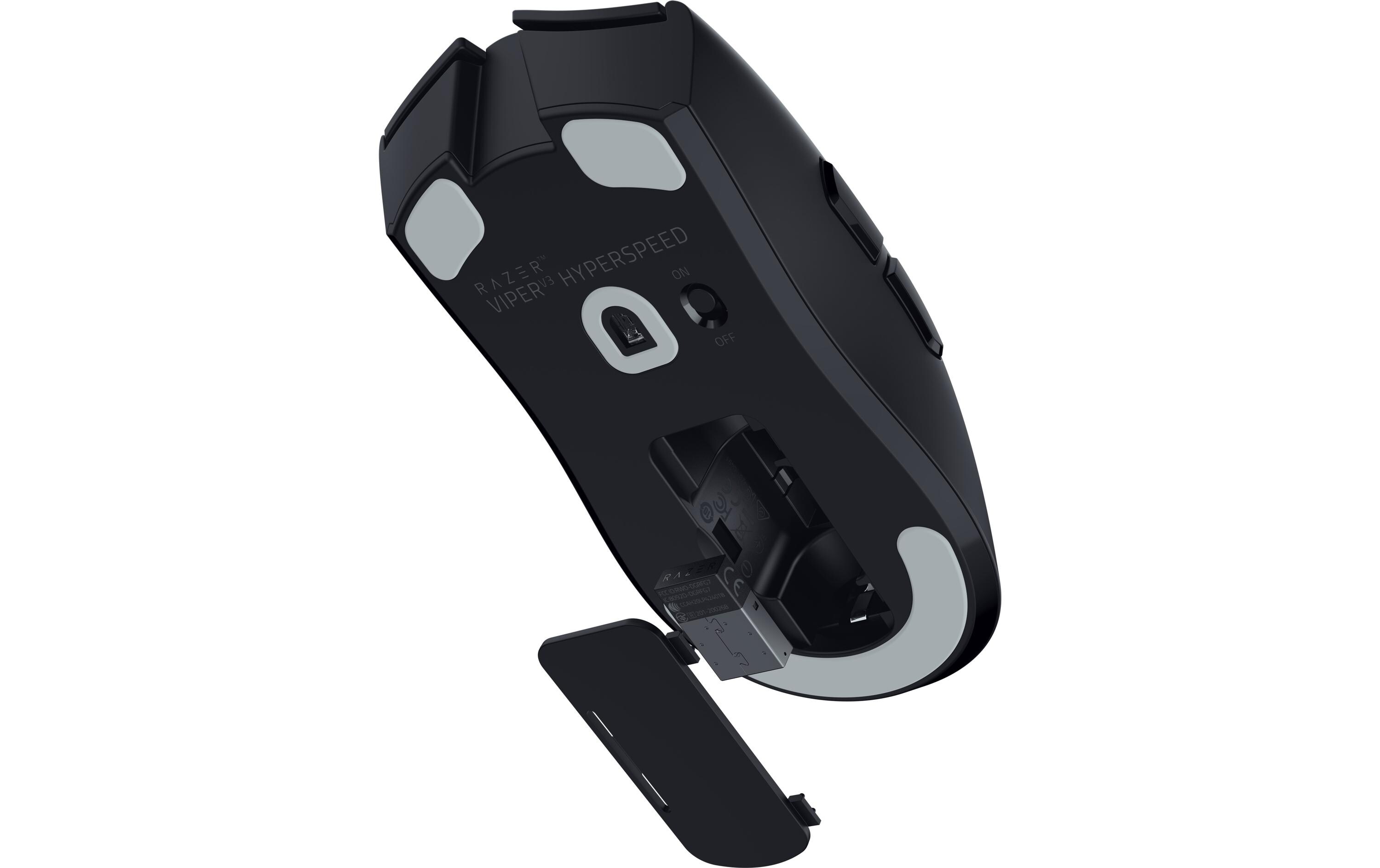Gaming-Maus Viper V3 HyperSpeed SchwarzErgonomische, kabellose Gaming-Maus mit optischem 30'000 dpi Sensor
