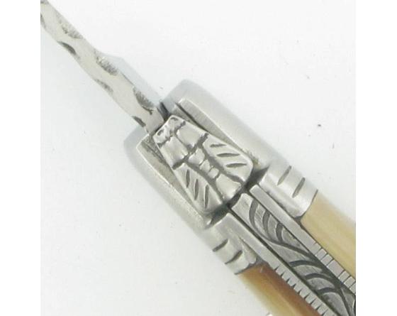 Laguiole Corne Carbone Couteau de poche Laguiole par Chazeau Honoré