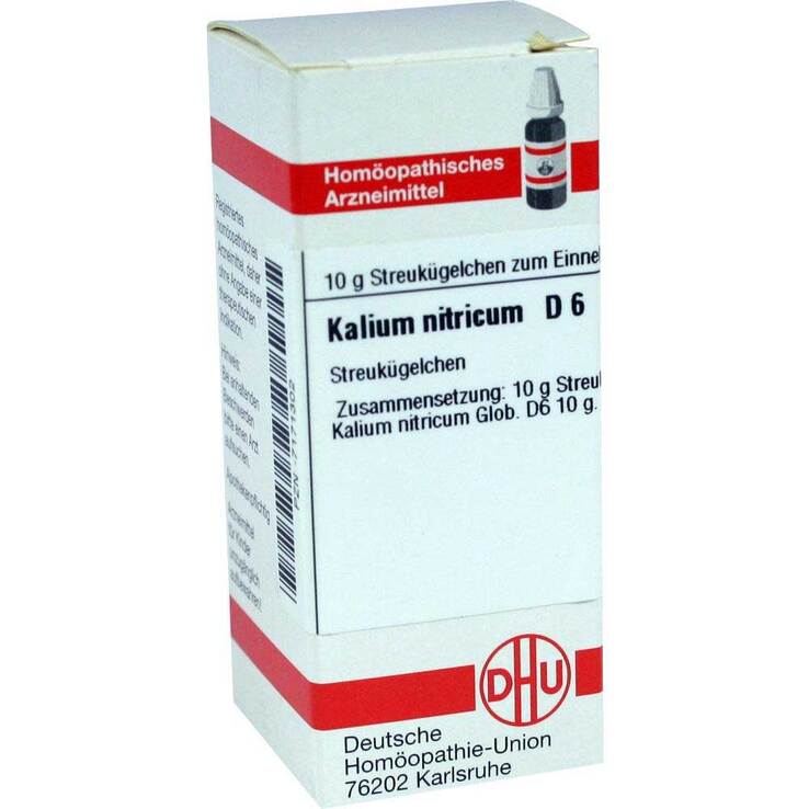 DHU Kalium nitricum D 6 Globuli, 10 g