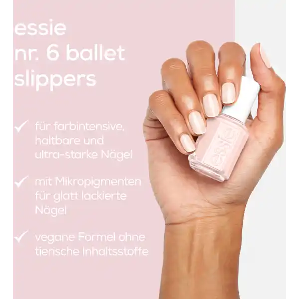 Nagellack Nr. 6 ballet slippers &  all-in-one top / base coat Set