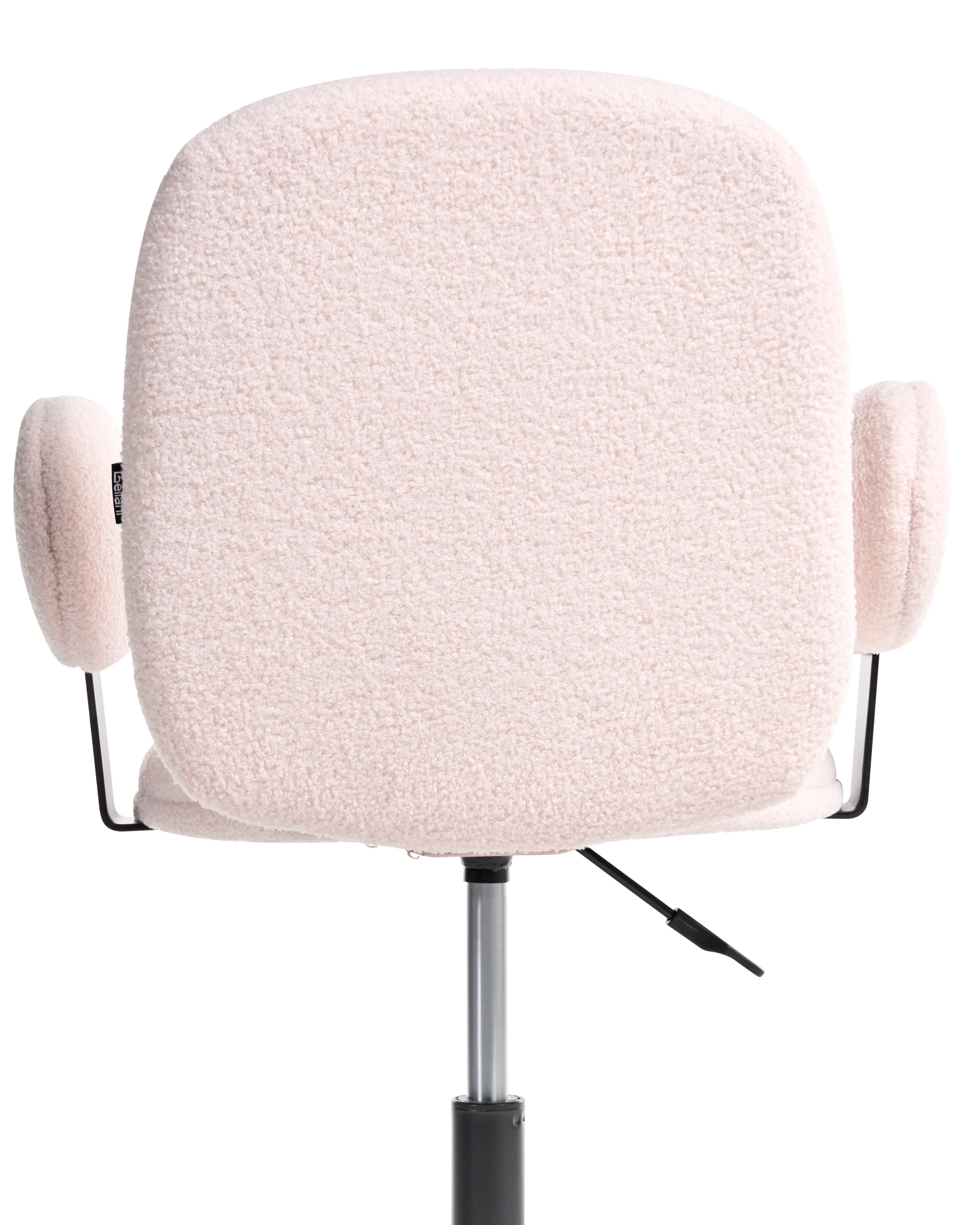 Bureaustoel MORAGA Bouclé Pastelroze