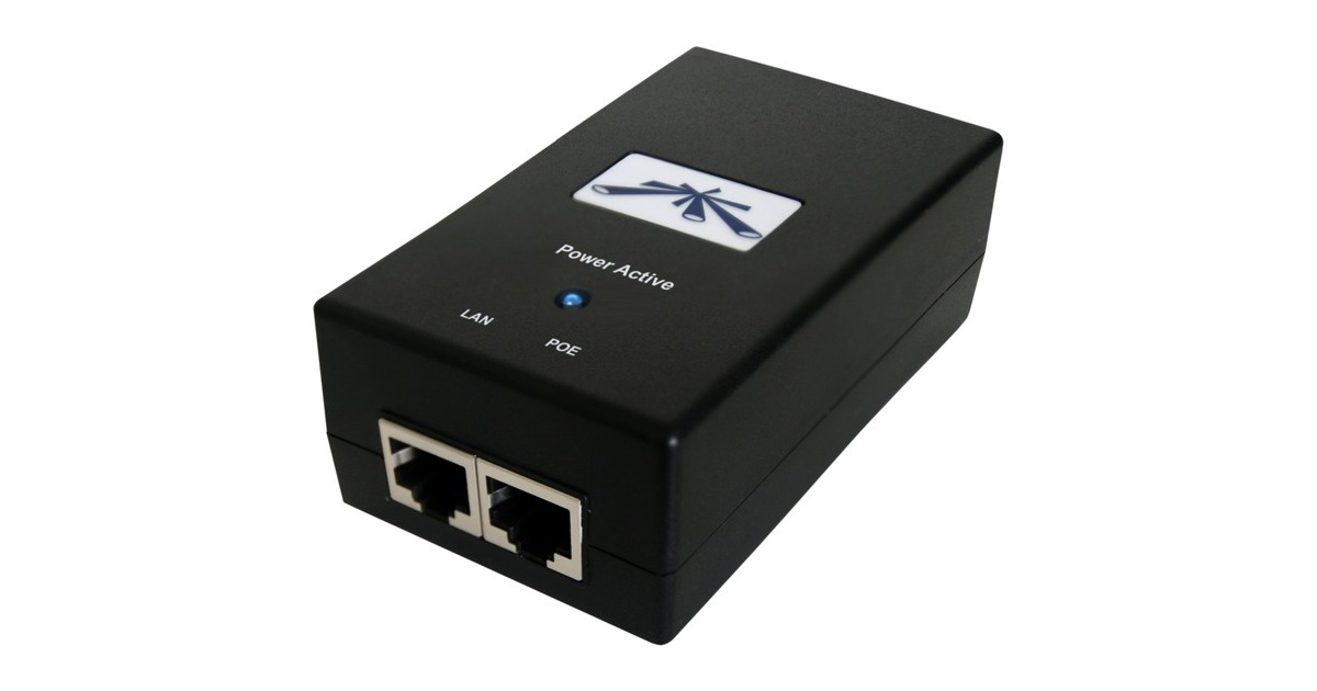 UbiquitiPoE Adapters POE-48-24W poe-injector  (Zwart)