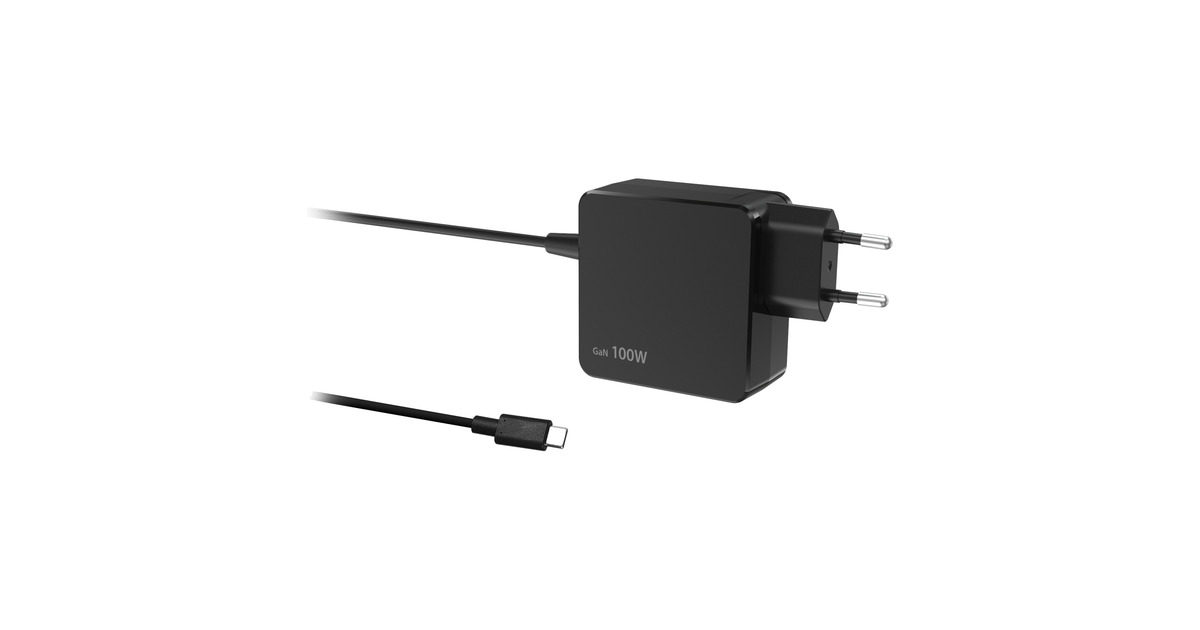 Sitecom100W USB-C Notebook Power Adapter oplader  (Zwart, 1,8 meter)