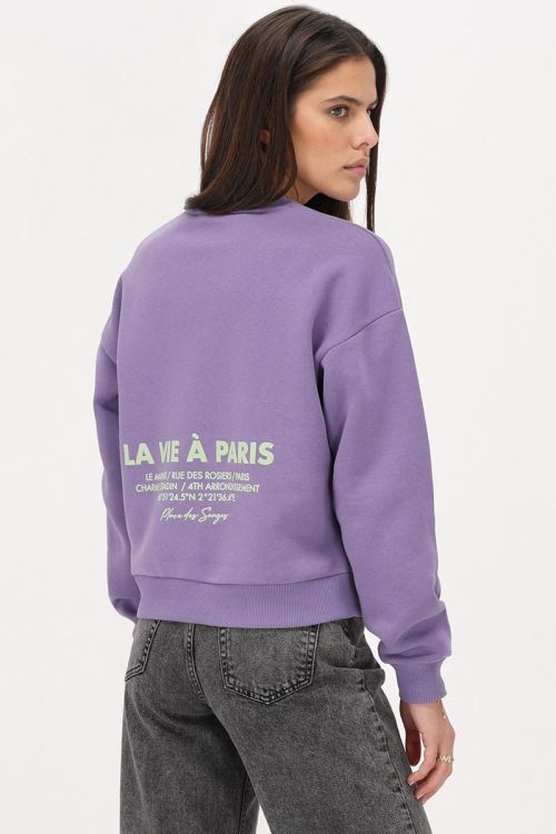 Paarse sweater 