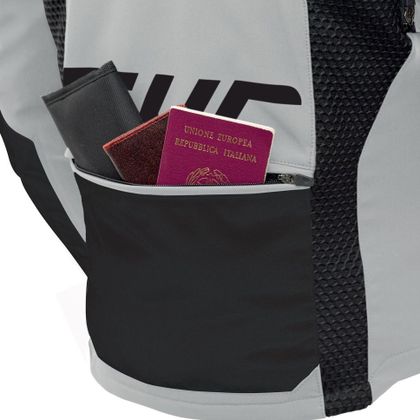Veste enduro T.UR J–THREE ARM LINK 2023 - Gris / Rouge
