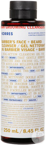 Korres KH Gel Nettoyant Barbier Visage + Barbe 250ml