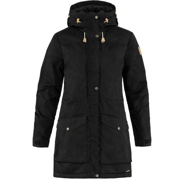 Veste FJALLRAVEN SINGI WOOL PADDED PARKA W BLACK